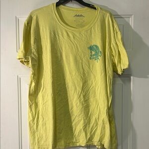 (🍒6 for $20)Fin Fighter “Be Salty”  Yellow Men's XL T-Shirt